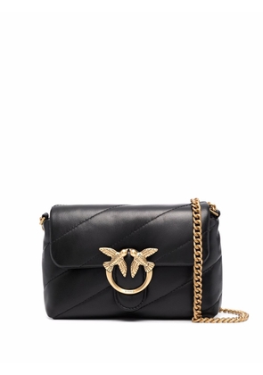PINKO Classic Love quilted shoulder bag - Black
