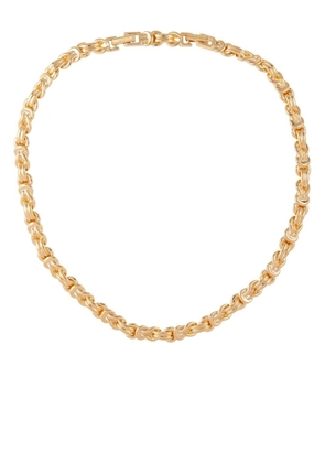 Susan Caplan Vintage 1980s D'Orlan knot chain necklace - Gold