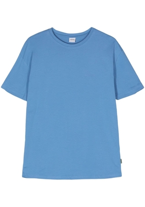ASPESI rubberised-logo cotton T-shirt - Blue