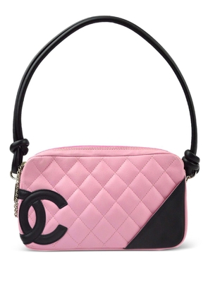 CHANEL Pre-Owned 2005 Cambon Ligne leather tote bag - Pink