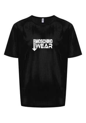 Moschino logo-print T-shirt - Black