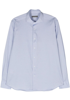 Corneliani jersey cotton shirt - Blue