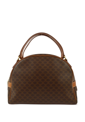 Céline Pre-Owned 1990-2000s Macadam pattern handbag - Brown