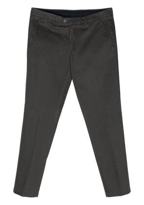 Corneliani mid-rise cotton chino trousers - Grey