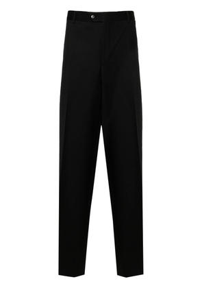 Corneliani mid-rise tailored wool trousers - Black