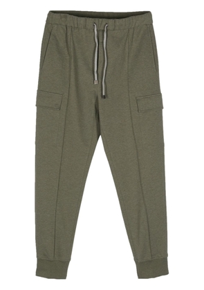 Peserico jersey tapered track pants - Green