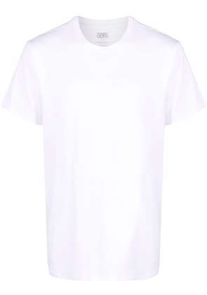 Karl Lagerfeld crew-neck short-sleeve T-shirt - White