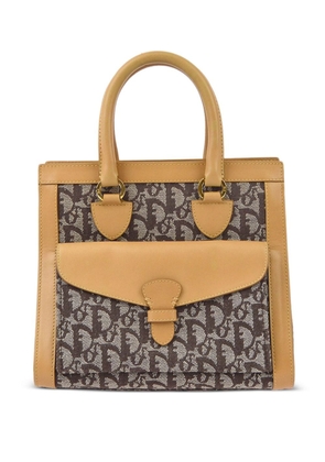 Christian Dior Pre-Owned 2002 Trotter pattern handbag - Brown