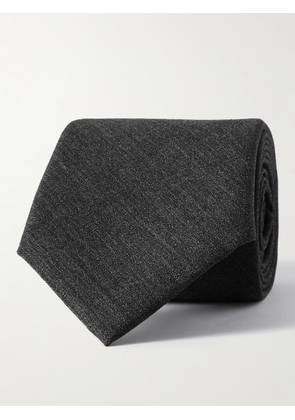Brunello Cucinelli - 6cm Virgin Wool Tie - Men - Gray