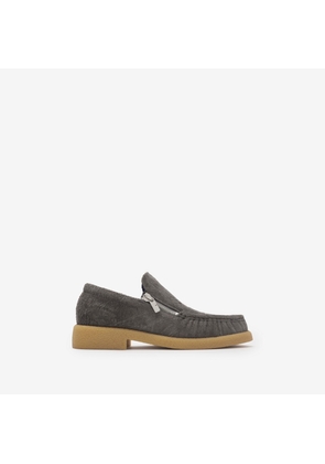 Burberry Suede Chance Loafers