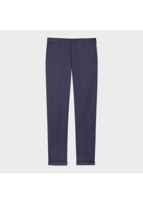 Paul Smith Slim-Fit Blue Cotton-Stretch Chinos