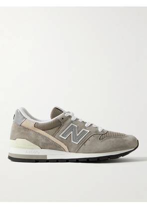 New Balance - 996 Suede and Mesh Sneakers - Men - Gray - UK 6