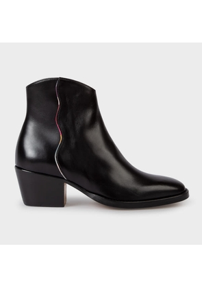 Paul Smith Women's Black Leather 'Austin' Ankle Boots