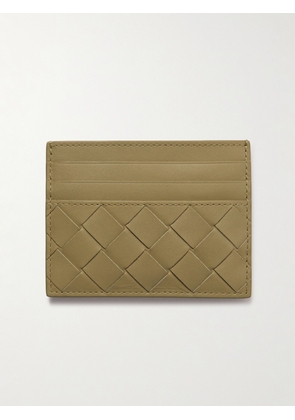 Bottega Veneta - Intrecciato Leather Cardholder - Men - Neutrals
