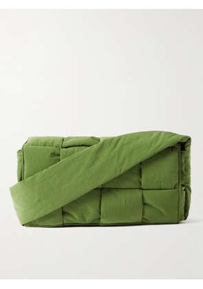 Bottega Veneta - Intrecciato Padded Shell Messenger Bag - Men - Green