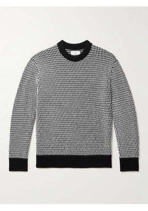 Mr P. - Wool-Jacquard Sweater - Men - Black - XS