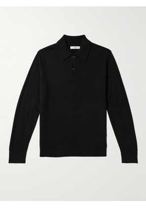 Mr P. - Cashmere Polo Shirt - Men - Black - XS