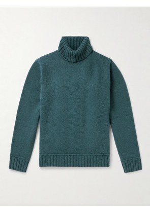 Mr P. - Alpaca-Blend Rollneck Sweater - Men - Blue - XS