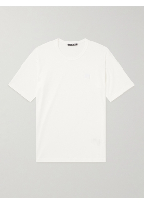 Acne Studios - Nash Logo-Appliquéd Cotton-Jersey T-Shirt - Men - White - XS