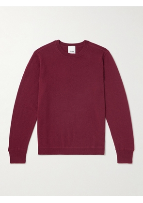 Allude - Cashmere Sweater - Men - Burgundy - XS