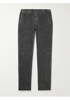 Incotex - Straight-Leg Cotton-Blend Corduory Trousers - Men - Gray - UK/US 30