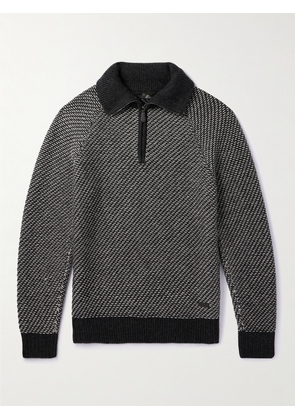 Loro Piana - Cashmere and Cotton-Blend Half-Zip Sweater - Men - Gray - IT 48