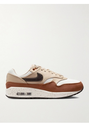 Nike - Air Max 1 '87 Mesh-Trimmed Leather and Suede Sneakers - Men - Brown - US 6.5