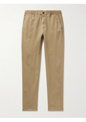 Incotex - Slim-Fit Cotton-Blend Gabardine Trousers - Men - Neutrals - UK/US 29