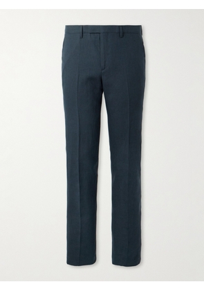 Paul Smith - Slim-Fit Linen Suit Trousers - Men - Blue - 30