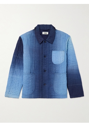 YMC - Quilted Ombré Cotton Chore Jacket - Men - Blue - S