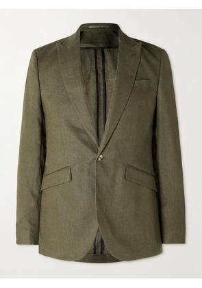 Favourbrook - Ebury Linen Suit Jacket - Men - Green - UK/US 36