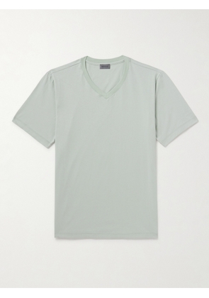 Hanro - Living Cotton-Jersey T-Shirt - Men - Green - S