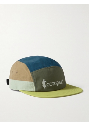 Cotopaxi - Logo-Print Panelled Recycled-Shell Cap - Men - Green