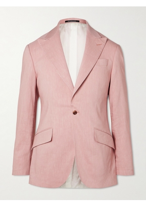 Richard James - Hyde Linen-Blend Suit Jacket - Men - Pink - UK/US 36
