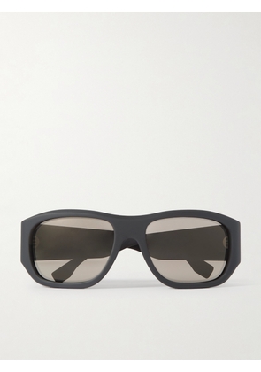 Fendi - FF Rectangular-Frame Acetate Sunglasses - Men - Black