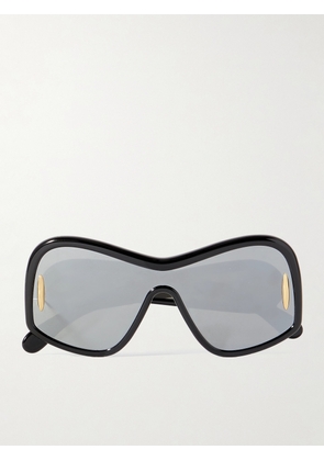 LOEWE - Wave D-Frame Acetate Sunglasses - Men - Black