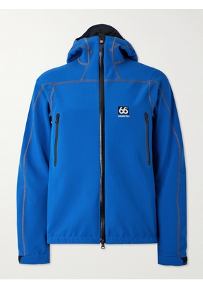 66 North - Vatnajökull Logo-Embroidered Polartec® Power Shield® Pro Hooded Jacket - Men - Blue - S