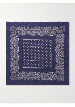 Polo Ralph Lauren - Printed Cotton-Voile Bandana - Men - Blue
