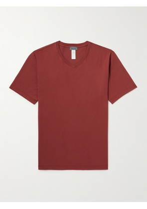 Hanro - Living Cotton-Jersey T-Shirt - Men - Red - S