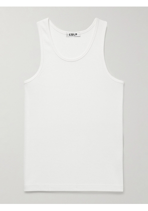 CDLP - Ribbed Stretch Lyocell and Cotton-Blend Tank Top - Men - White - S
