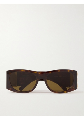 Givenchy - Rectangular-Frame Gold-Tone and Tortoiseshell Acetate Sunglasses - Men - Tortoiseshell