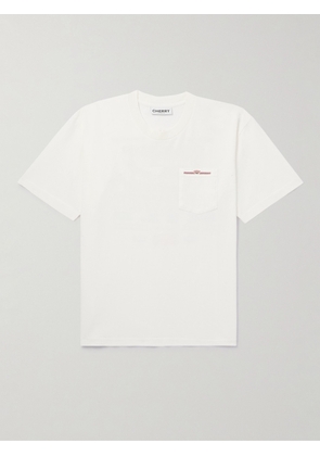 Cherry Los Angeles - Printed Cotton-Jersey T-shirt - Men - White - XS