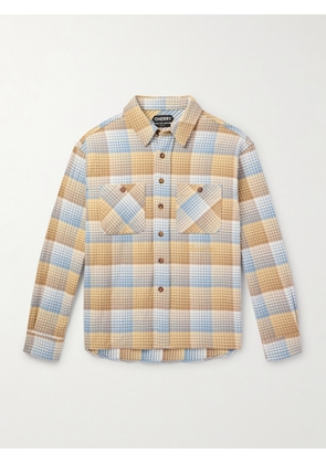 Cherry Los Angeles - Checked Cotton-Flannel Shirt - Men - Neutrals - S