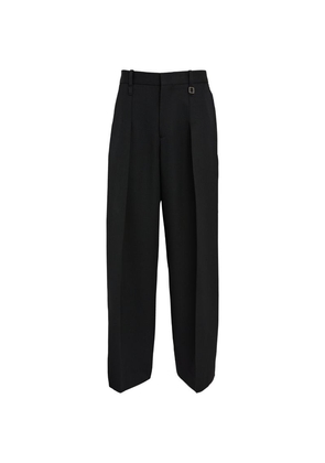 Wooyoungmi Wool Double-Pleat Tailored Trousers