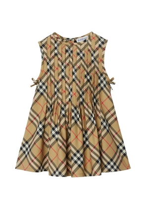 Burberry Kids Pleated Vintage Check Dress (6-24 Months)