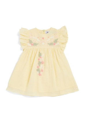 Tartine Et Chocolat Floral-Embroidered Dress (3 Months-4 Years)
