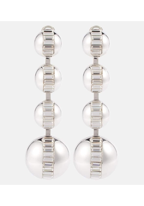 Saint Laurent Oversized embellished clip-on earrings