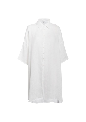 Eskandar Linen Dropped-Shoulder Shirt