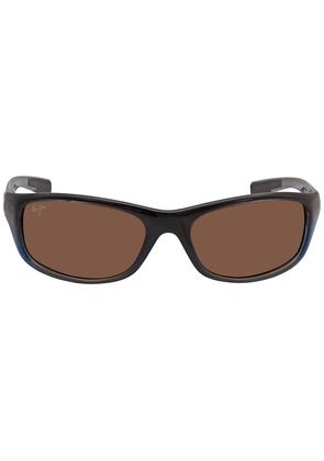 Maui Jim Kipahulu HCL Bronze Wrap Unisex Sunglasses H279-03F 59