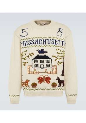 Bode Homestead Sampler wool sweater